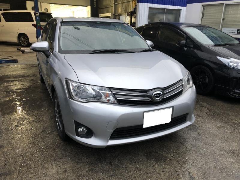 カローラ　アクシオ　鈑金施工事例