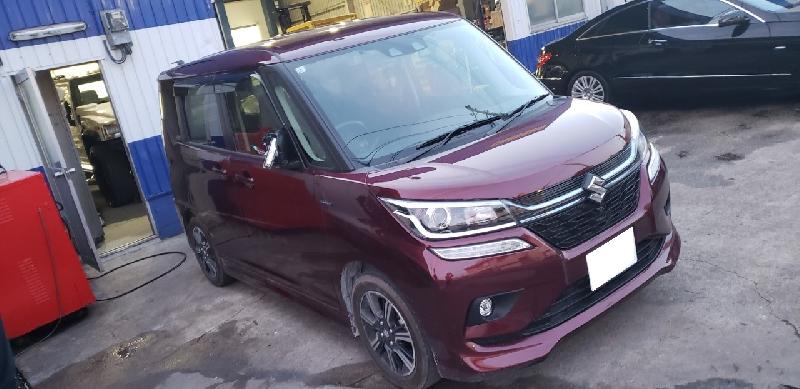 スズキ　ソリオ　鈑金施工事例